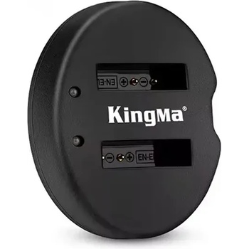 KingMa Зарядно за батерия EN-EL12 USB Dual за Nikon Coolpix AW100, AW100s, AW110, AW110s, P300, P310, P330, S31, S70, S610, S620, S630, S640, S800c, S1000pj, S1100pj, S1200pj, S6000,