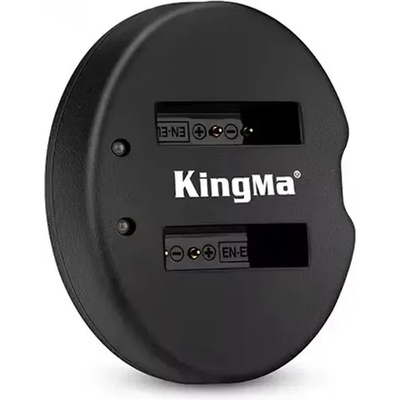 KingMa Зарядно за батерия EN-EL12 USB Dual за Nikon Coolpix AW100, AW100s, AW110, AW110s, P300, P310, P330, S31, S70, S610, S620, S630, S640, S800c, S1000pj, S1100pj, S1200pj, S6000,