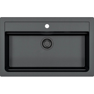 Alveus 1148163 - Кухненска мивка ATROX 79x50 см гранит/черен (AV0010)