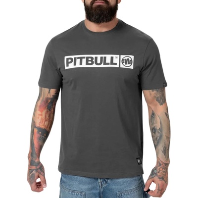 PitBull West Coast tričko pánske Hilltop 170 grafit