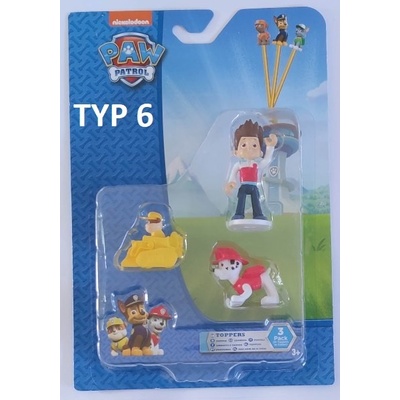 Sambro Paw Patrol násady na tužky 3D sada 3 ks 6