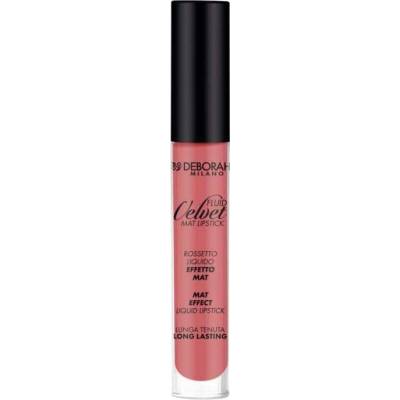 Deborah Milano tekutá matná rtěnka Fluid Velvet 02 Romantic Pink 4,5 g