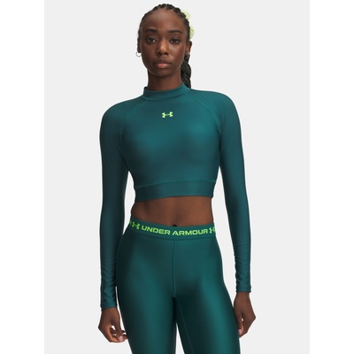 Under Armour Дамска тениска Under Armour HeatGear Crop Mock LS-GRN Under Armour | Zelen | ЖЕНИ | XS