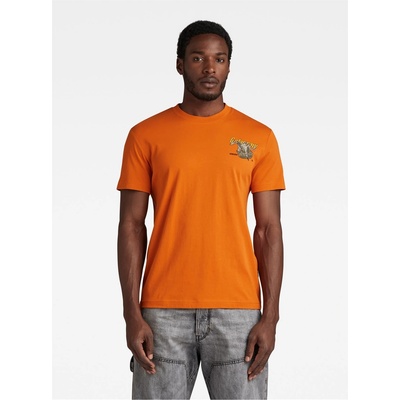 G Star Тениска G Star Men's Graphic T-Shirt - Orange