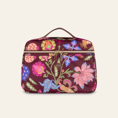 Oilily Sapphire Chintz Coco Beauty Case tawny port