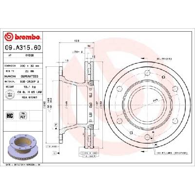 BREMBO 09.A315.60