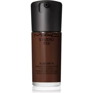MAC Cosmetics Studio Fix Fluid SPF 15 24HR Matte Foundation + Oil Control матиращ фон дьо тен SPF 15 цвят NW57 30ml