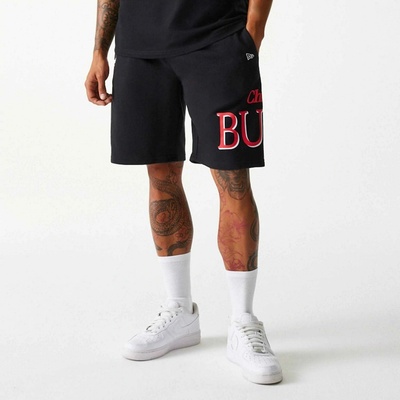 New Era CHICAGO BULLS NBA TEAM GRAPHICS SHORTS čierna červená biela