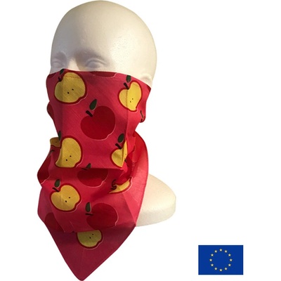 Lung Dragon Apples S-Shield nano bandana šátek s vyměnitelným filtrem z českého nanovlákna
