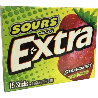 Wrigley's Extra Sours Strawberry 40,5g