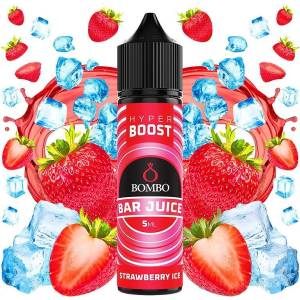 Bombo Bar Juice Hyper Boost Strawberry Ice 5ml/60ml - boombvaping - 19,54 лв