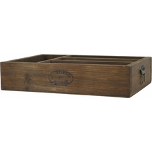Chic Antique Úložný dřevěný box s přihrádkami Nature 40 cm