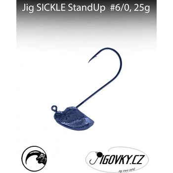 Jigovky.cz Jigové hlavičky Sickle StandUp vel.6 25g 5 ks