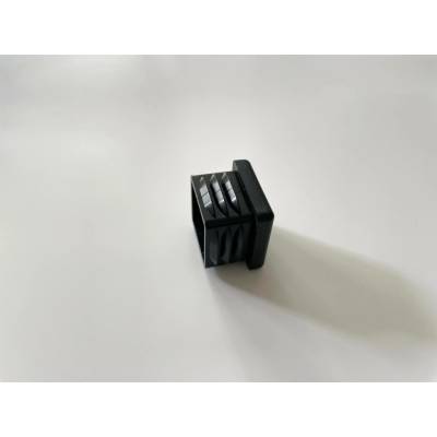 Zátka černá pro profil 25x25x2 mm