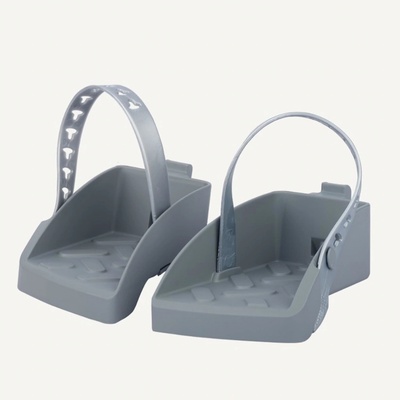 POLISPORT Opierky na nohy + popruhy Groovy čierne