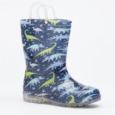 Be You Гумени ботуши Be You Dinosaur Light Up Wellies - Multi