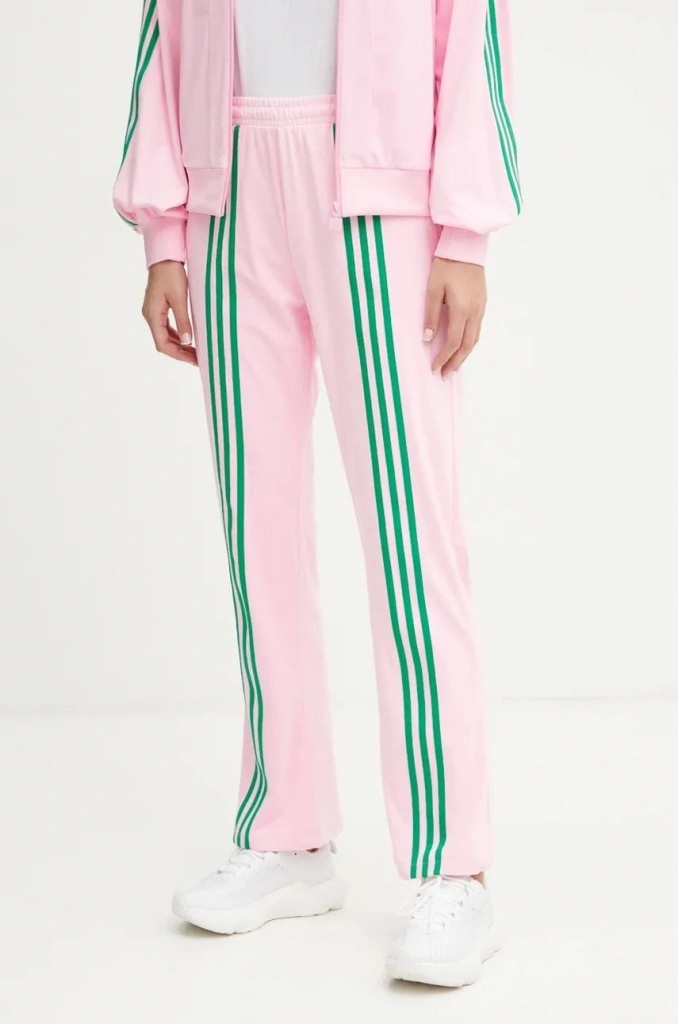 ★adidas★ 70s velour track pants pinkgreen JN8289 CLOTHING - 70s Velour Track Pants - Pink | adidas Oman