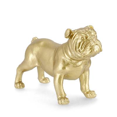 ДЕКОРАТИВНА ФИГУРА puppy bulldog ЗЛАТО (0183100)