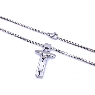 Jan Kos jewellery Řetízek s přívěskem z oceli 12122389