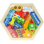 Mádara Wooden Puzzle Vehicles