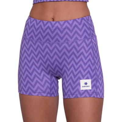 Saysky W Zig Zag Combat+ Short Tights 4" fialová