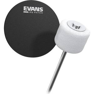 Evans EQPB1 EQ Patch Black Nylon Single Стикер за бас кожа (EQPB1)