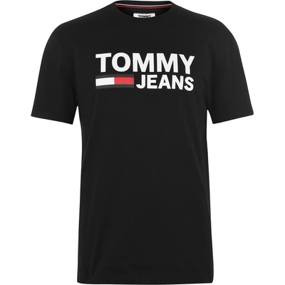 Tommy Jeans Corp Logo Tee - Tommy Black