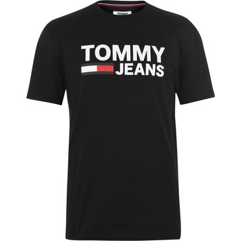 Image 1 of Tommy Jeans Corp Logo Tee - Tommy Black