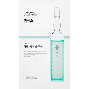 Image 1 of Missha [Missha] Mascure Peeling Solution Sheet Mask - PHA, маска за лице с PHA (8809581456563)