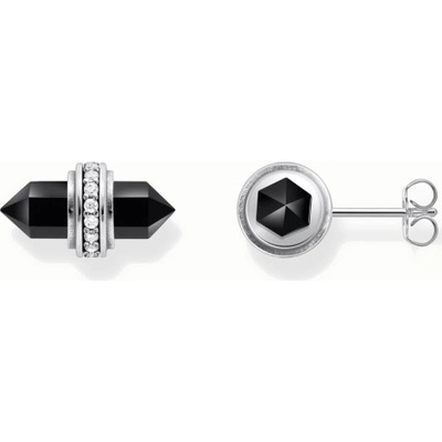 Thomas Sabo náušnice Onyx H2281-641-11