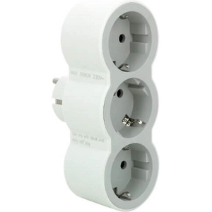 Legrand Адаптер legrand, хоризонтален, 3×2p, бял/сив (m011039)