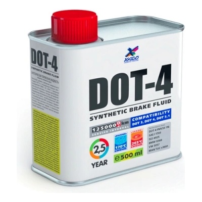 XADO Спирачна Течност xado dot-4, 500ml (xado dot4 500ml)