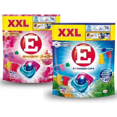 E Power kapsle na praní barev a tmavých mix 2 x 46 PD