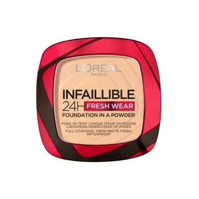 L'Oréal Paris Infallible 24H Fresh Wear Foundation In A Powder dlouhotrvající pudrový make-up 040 Cashmere 9 g