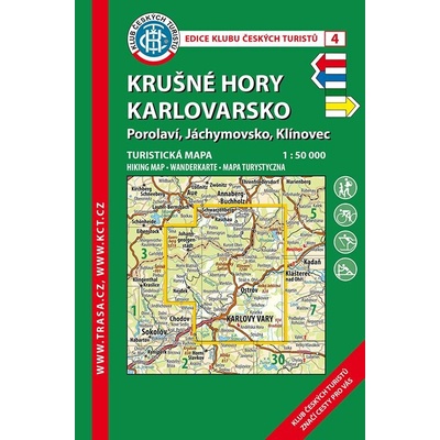 KČT 4 Krušné hory-Karlovarsko 1:50 000 / turistická mapa