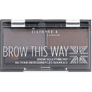 Rimmel London Brow This Way Palette 002 Medium Brown 2,4 g