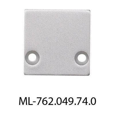 ML-762.049.74.0 Koncovka pro PCA bez otvoru, stříbrná barva, 1ks