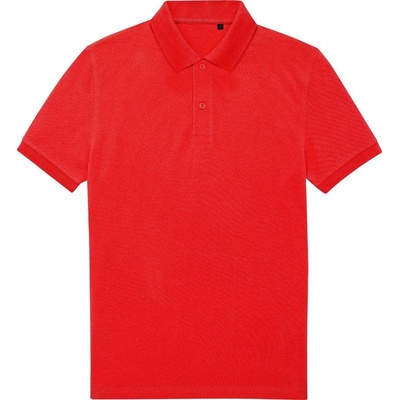 B&C My Eco Polo 65/35 Piqué polo tričko červené