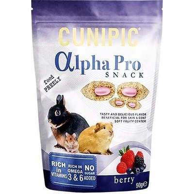 CUNIPIC s l Cunipic Alpha Pro Snack Berry lesní plody 50 g