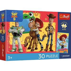 Trefl Пъзел Trefl от 30 части - Играта на играчките 5 (18344) - baby