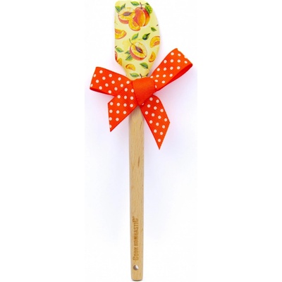 ALVARAK Stěrka kuchyňská 21 cm, silikon/dřevo, meruňky