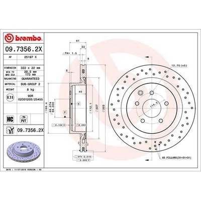 BREMBO 09.7356.2X