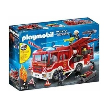 Playmobil 9464 City Action Feuerwehr-Rüstfahrzeug (rot/weiß, Mit Licht und Sound)