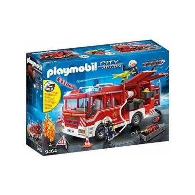 Playmobil 9464 City Action Feuerwehr-Rüstfahrzeug (rot/weiß, Mit Licht und Sound)
