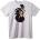 NOONEBRAND Тениска с Жътваря и коса - M, White