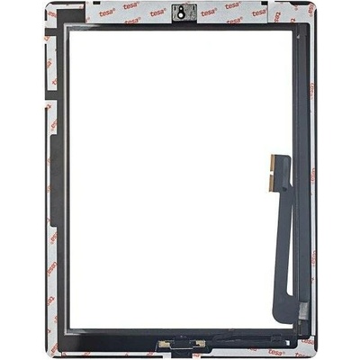 Dotykový digitizér iPad 3 / iPad 4 – předinstalované tlačítko Home pro iPad 4 – Aftermarket Plus – černý IPD1467