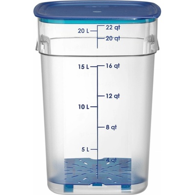 Cambro Nádoba na potraviny CamSquares Fresh Pro Camsquare Priehľadná 20,8 l 289 x 289 x 401 mm