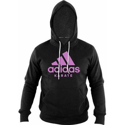 adidas Karate mikina s kapucňou Čierna-Ružová