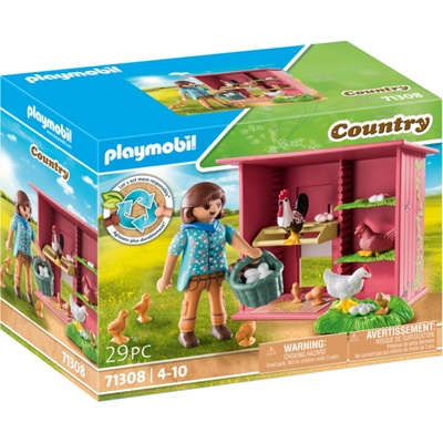 Playmobil 71308 Kohout a slepice s kuřátky – Zboží Živě