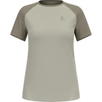 Odlo Дамска тениска Odlo Women's X-Alp Trail T-Shirt Crew Neck S/S Running shirt - Agate Gray / Vetiver - размер XS (916-4021-0211)
